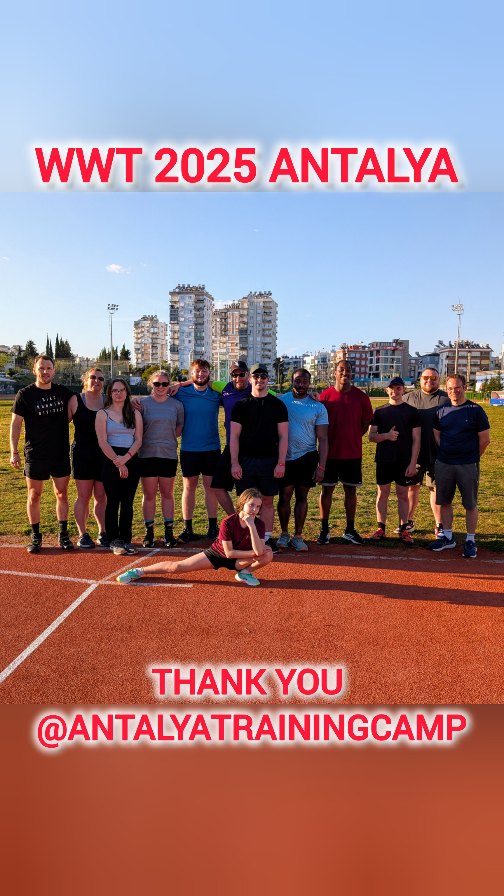 WWT 2025 in Antalya 🇹🇷 Great week with great people. Thank you to @antalyatrainingcamp for all your help before and during the camp. We look forward to visiting again!
.
.
.
.
#athletics #trackandfield #throwscoach #athlete #shotput #discusthrow #javelinthrow #hammerthrow #throwers #antalya #warmweathertraining #bbathrowssquad